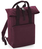 BagBase Recycled Twin Handle Roll-Top Backpack with Sustainable Design and Durable Construction
