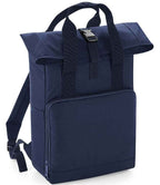 BagBase Recycled Twin Handle Roll-Top Backpack with Sustainable Design and Durable Construction