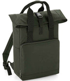 BagBase Recycled Twin Handle Roll-Top Backpack with Sustainable Design and Durable Construction