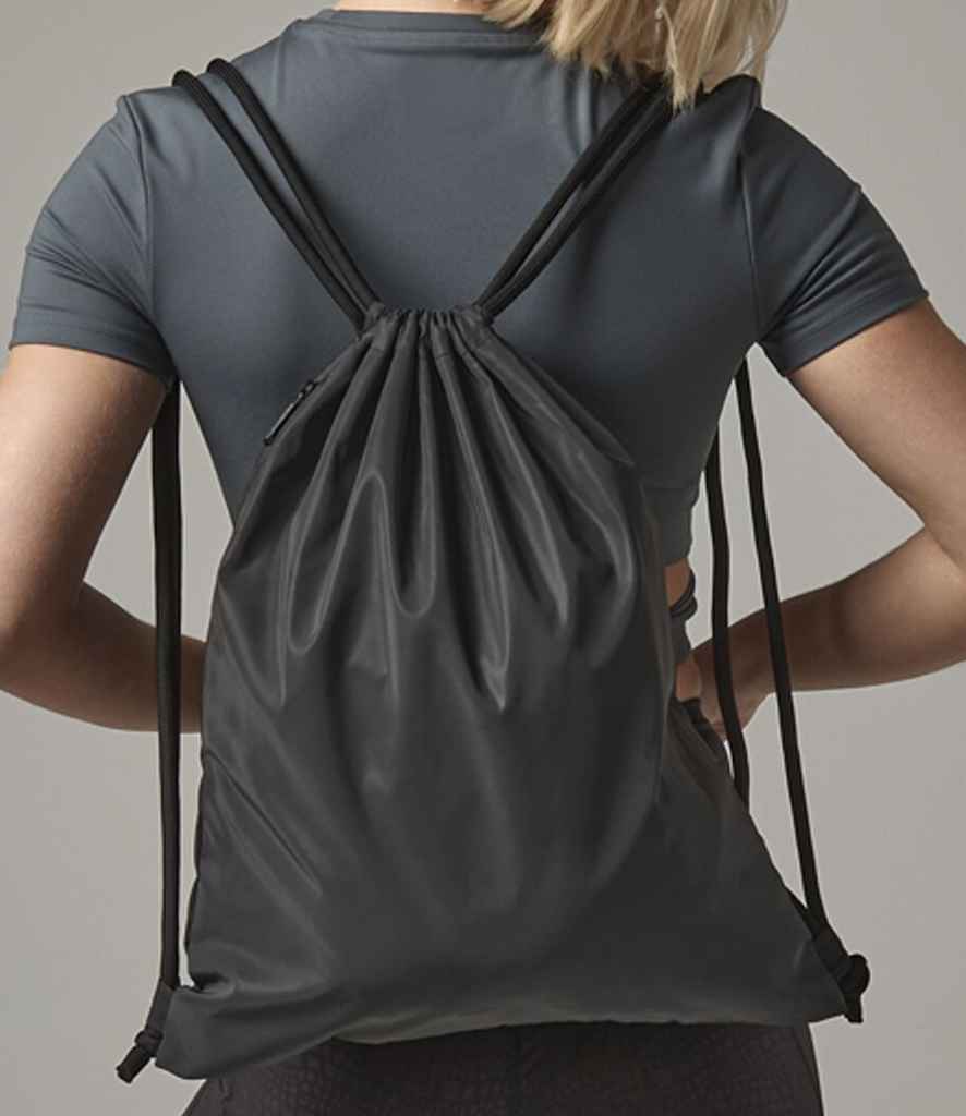 BagBase Reflective Gymsac with High Visibility Finish for Safe Outdoor Use