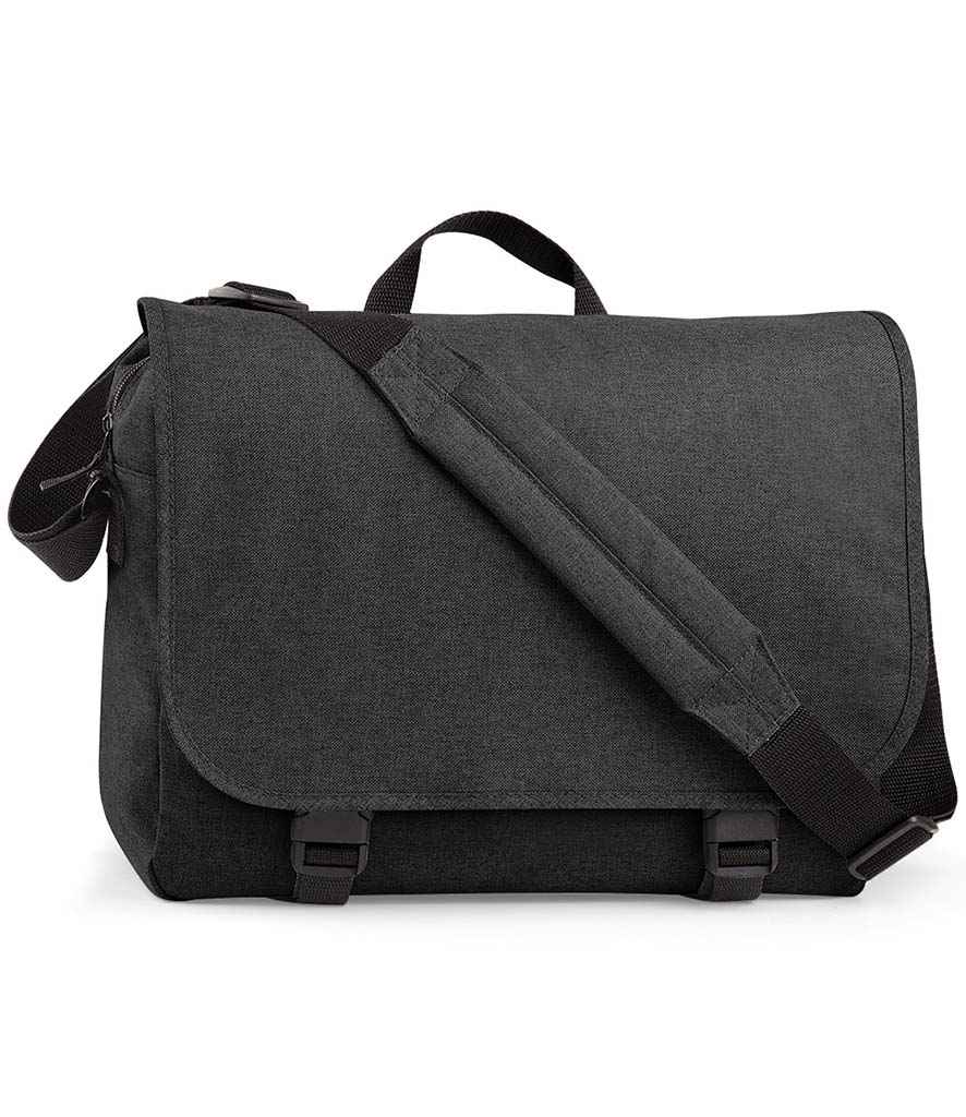 BagBase Two Tone Digital Messenger Bag with Multiple Color Options