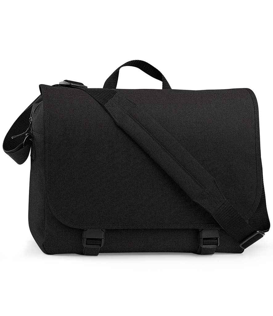 BagBase Two Tone Digital Messenger Bag with Multiple Color Options