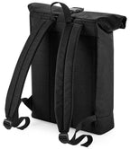 BagBase Recycled Roll-Top Backpack with Sustainable Materials and Durable Design