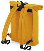 BagBase Recycled Roll-Top Backpack with Sustainable Materials and Durable Design