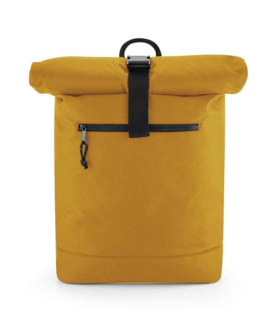 BagBase Recycled Roll-Top Backpack with Sustainable Materials and Durable Design
