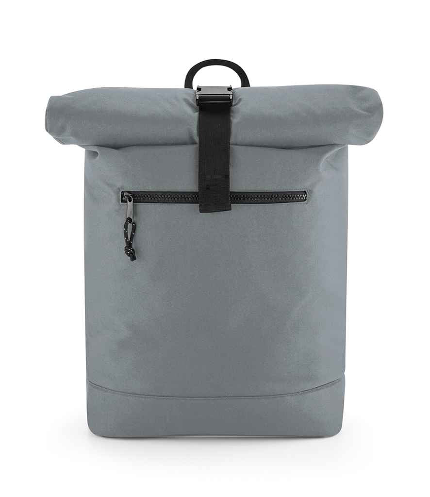 BagBase Recycled Roll-Top Backpack with Sustainable Materials and Durable Design