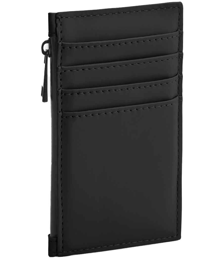 BagBase Matte PU Card Holder with Slim Design and Durable Finish for Everyday Use
