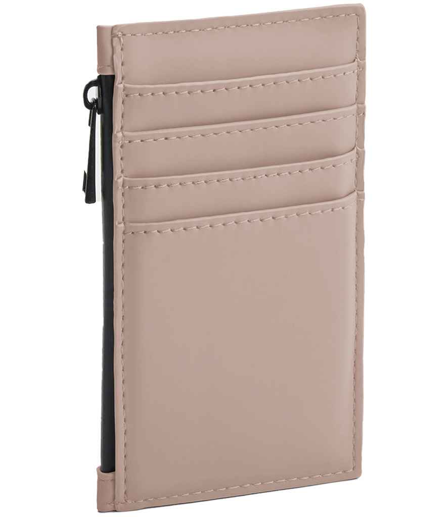 BagBase Matte PU Card Holder with Slim Design and Durable Finish for Everyday Use