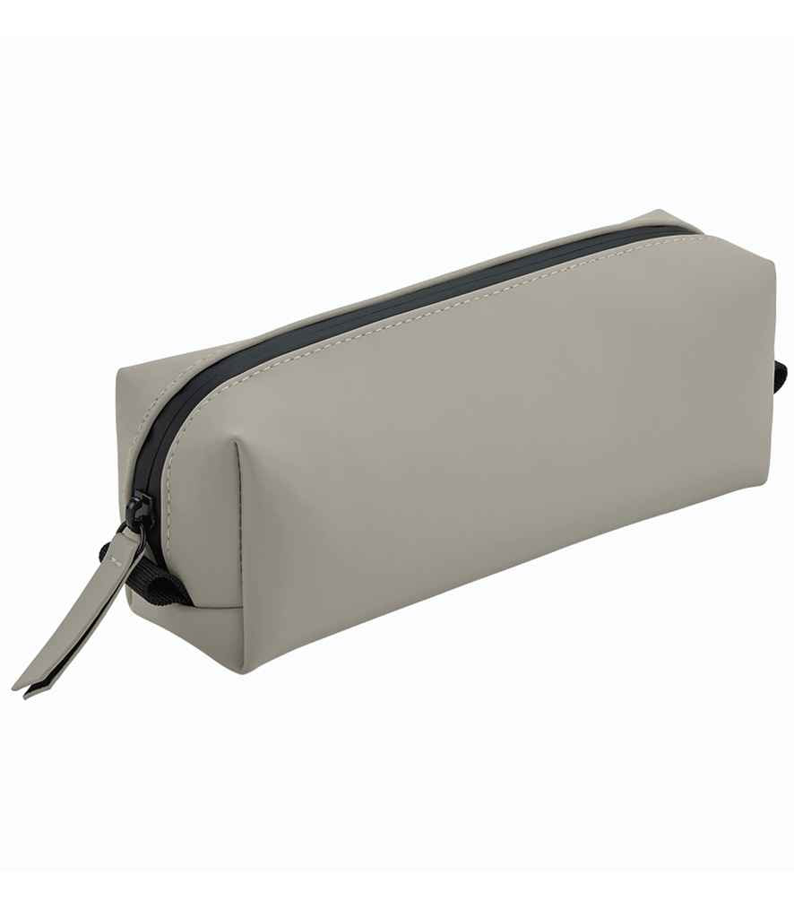 BagBase Matte PU Mini Accessory Case with Zip Closure and Compact Design