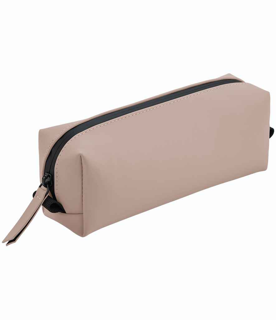 BagBase Matte PU Mini Accessory Case with Zip Closure and Compact Design