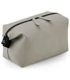 BagBase Matte PU Accessory Pouch with Zip Closure and Durable Finish for Everyday Use