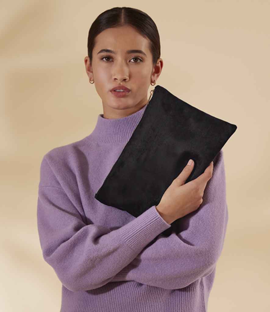 BagBase Velvet Accessory Pouch – Stylish and Soft Velvet Pouch for Accessories
