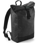 BagBase Tarp Roll-Top Backpack | Black