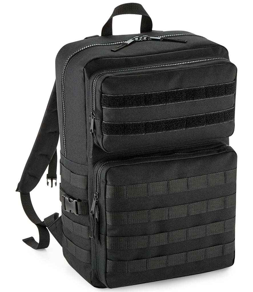 BagBase MOLLE Tactical Backpack with Modular Attachment System for Outdoor and Military Use