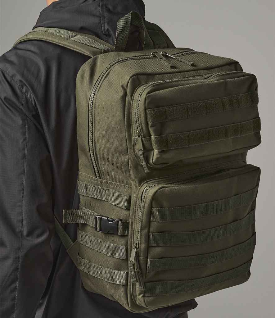 BagBase MOLLE Tactical Backpack with Modular Attachment System for Outdoor and Military Use