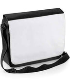 BagBase Sublimation Messenger Bag | Black