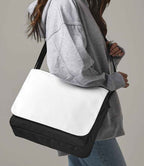 BagBase Sublimation Messenger Bag | Black