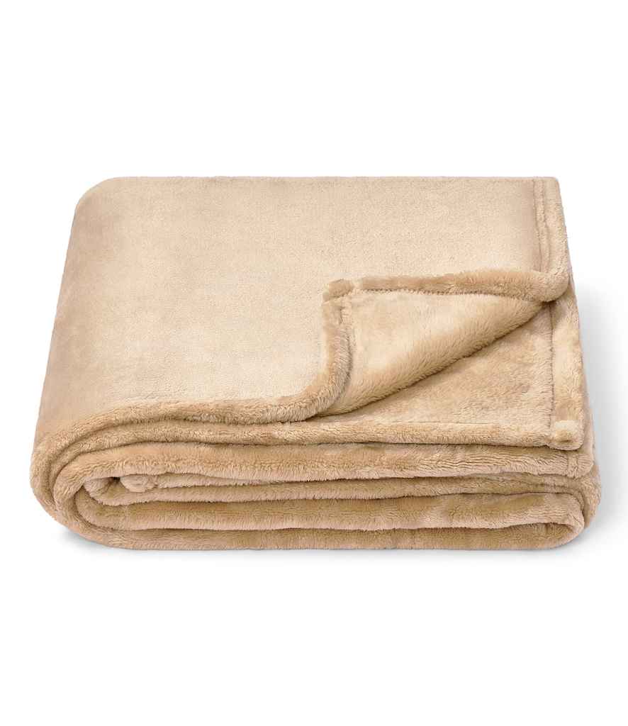 Brand Lab Large Plush Fleece Blanket – Soft, Cozy, and Perfect for Everyday Comfort