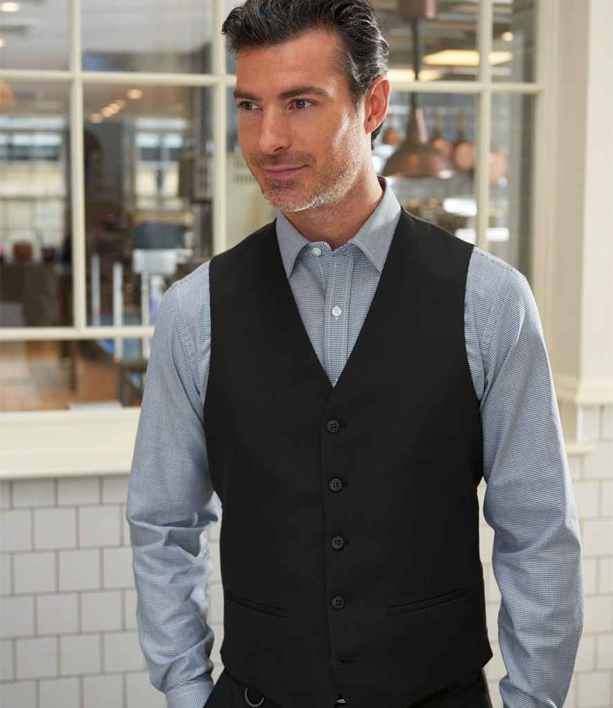 Brook Taverner One Mercury Waistcoat for Men – Classic Tailored Fit Waistcoat Design