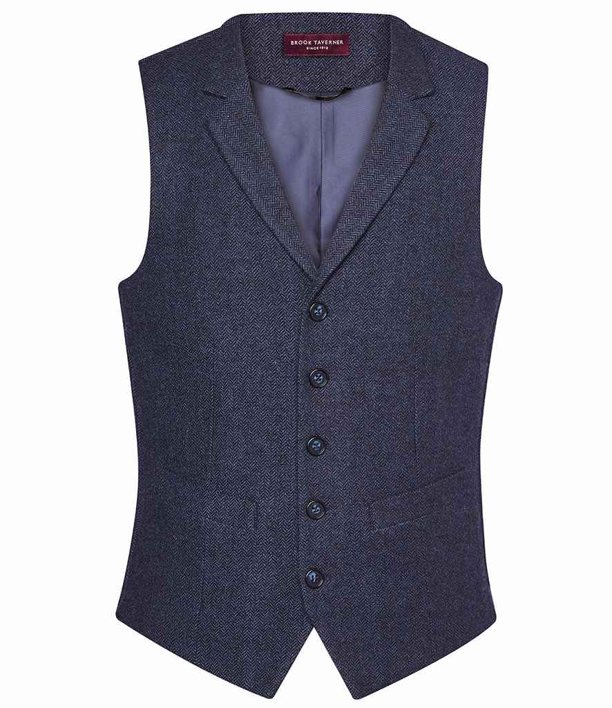 Brook Taverner Memphis Waistcoat in Classic Patterns for a Sharp, Tailored Look