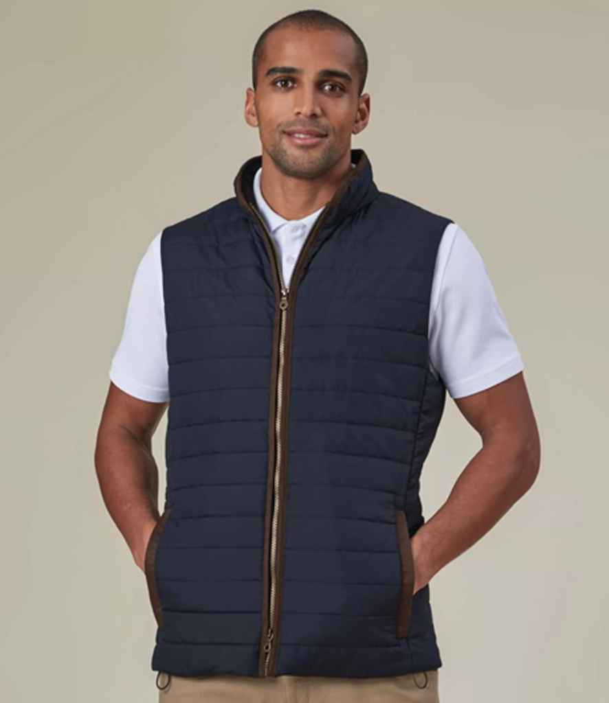 Brook Taverner Tampa Quilted Gilet with Classic Stitch Detailing and Comfortable Fit