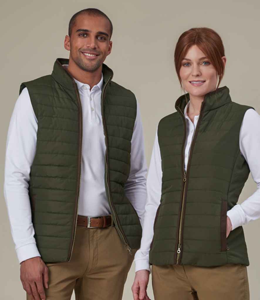 Brook Taverner Tampa Quilted Gilet with Classic Stitch Detailing and Comfortable Fit