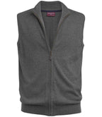 Brook Taverner Lincoln Knitted Zip Gilet with Front Zip and Classic Design