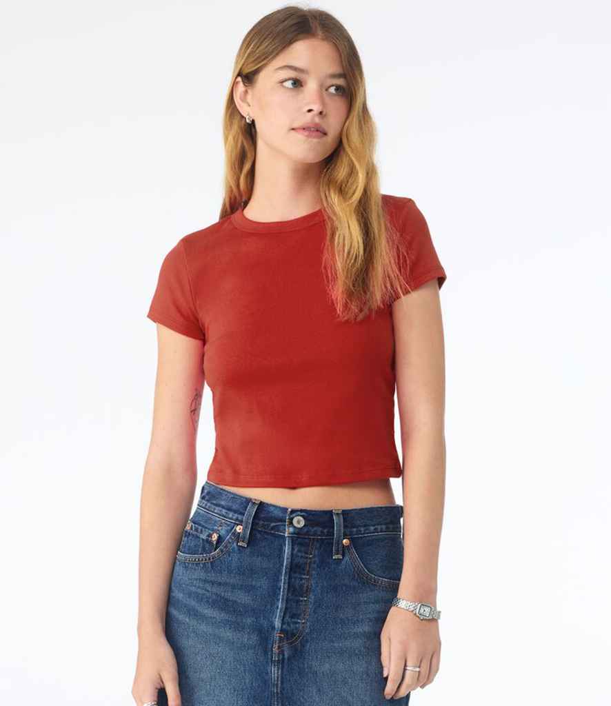 Bella Ladies Micro Rib Baby T-Shirt – Soft, Comfortable, and Stylish Essential Tee
