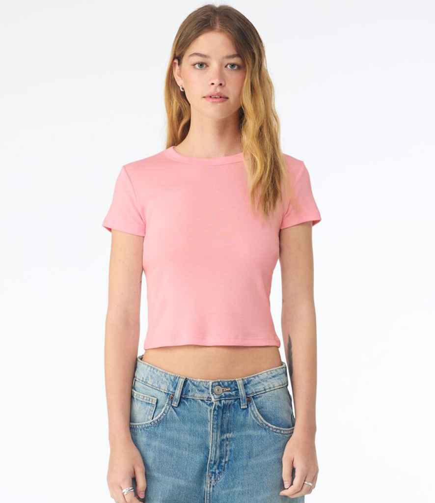 Bella Ladies Micro Rib Baby T-Shirt – Soft, Comfortable, and Stylish Essential Tee