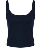 Bella Ladies Micro Rib Spaghetti Strap Tank Top in Solid and Heather Blends