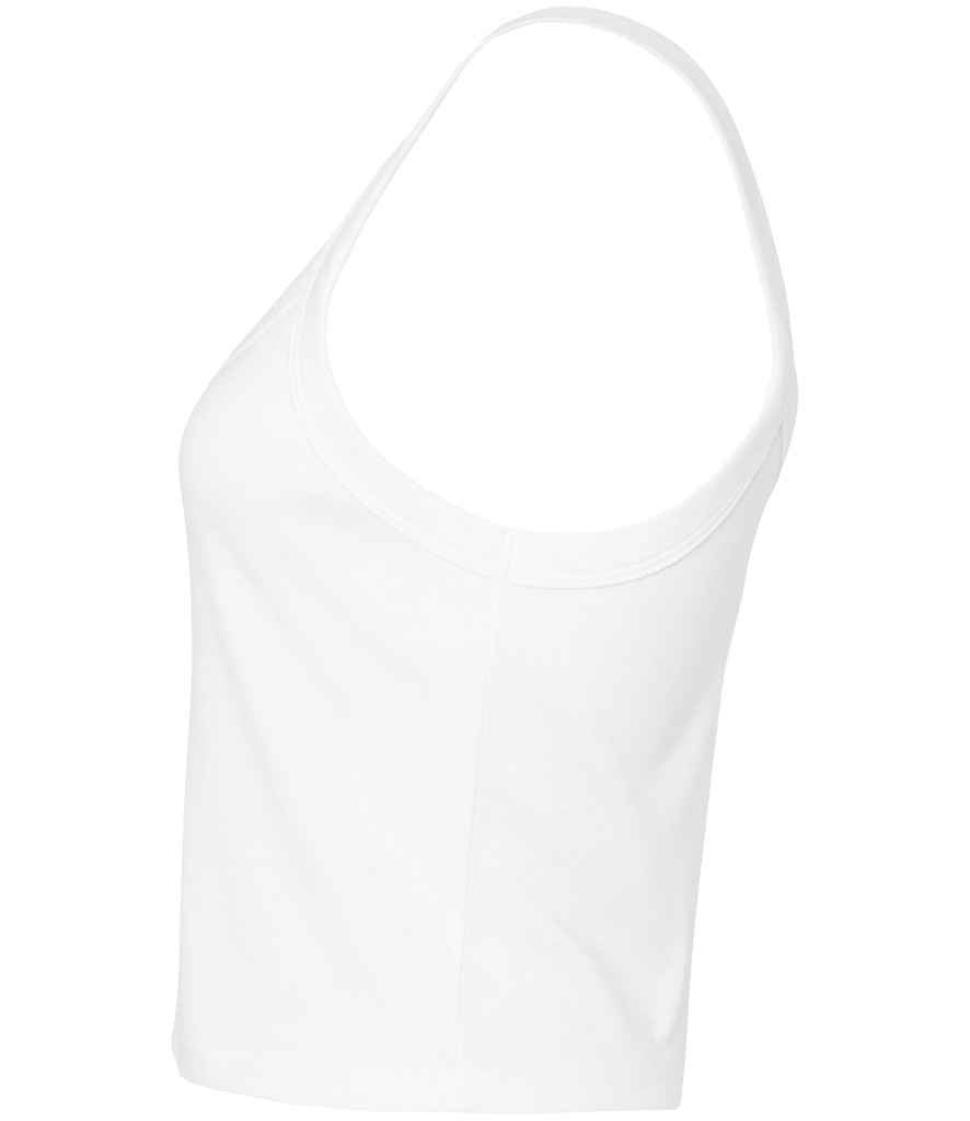 Bella Ladies Micro Rib Spaghetti Strap Tank Top | Solid Blend