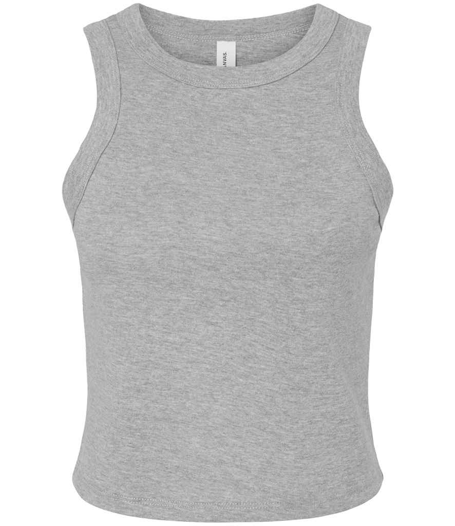 Bella Ladies Micro Rib Racer Tank Top – Soft, Stylish, and Comfortable Fit