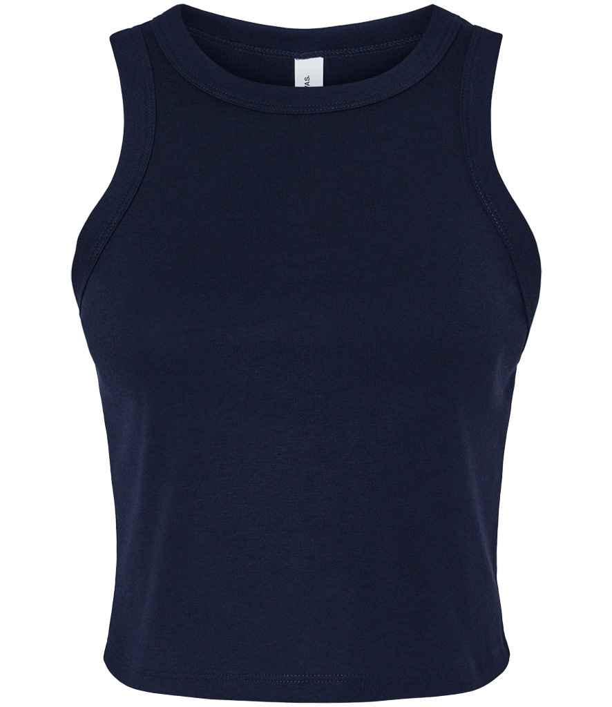 Bella Ladies Micro Rib Racer Tank Top – Soft, Stylish, and Comfortable Fit