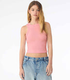 Bella Ladies Micro Rib Racer Tank Top – Soft, Stylish, and Comfortable Fit