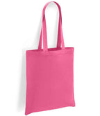 Brand Lab Cotton Long Handle Shopper Tote Bag with Durable Handles and Spacious Design