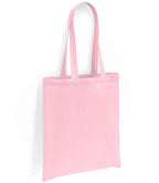 Brand Lab Cotton Long Handle Shopper Tote Bag with Durable Handles and Spacious Design