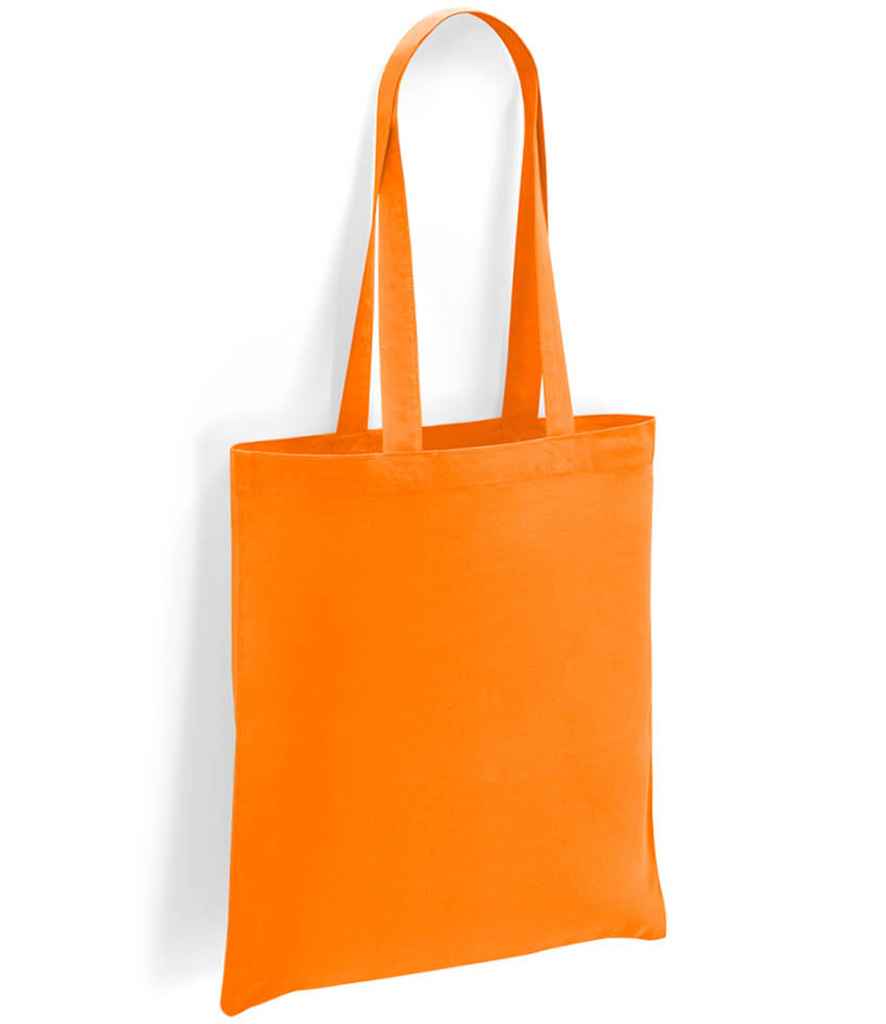 Brand Lab Cotton Long Handle Shopper Tote Bag with Durable Handles and Spacious Design