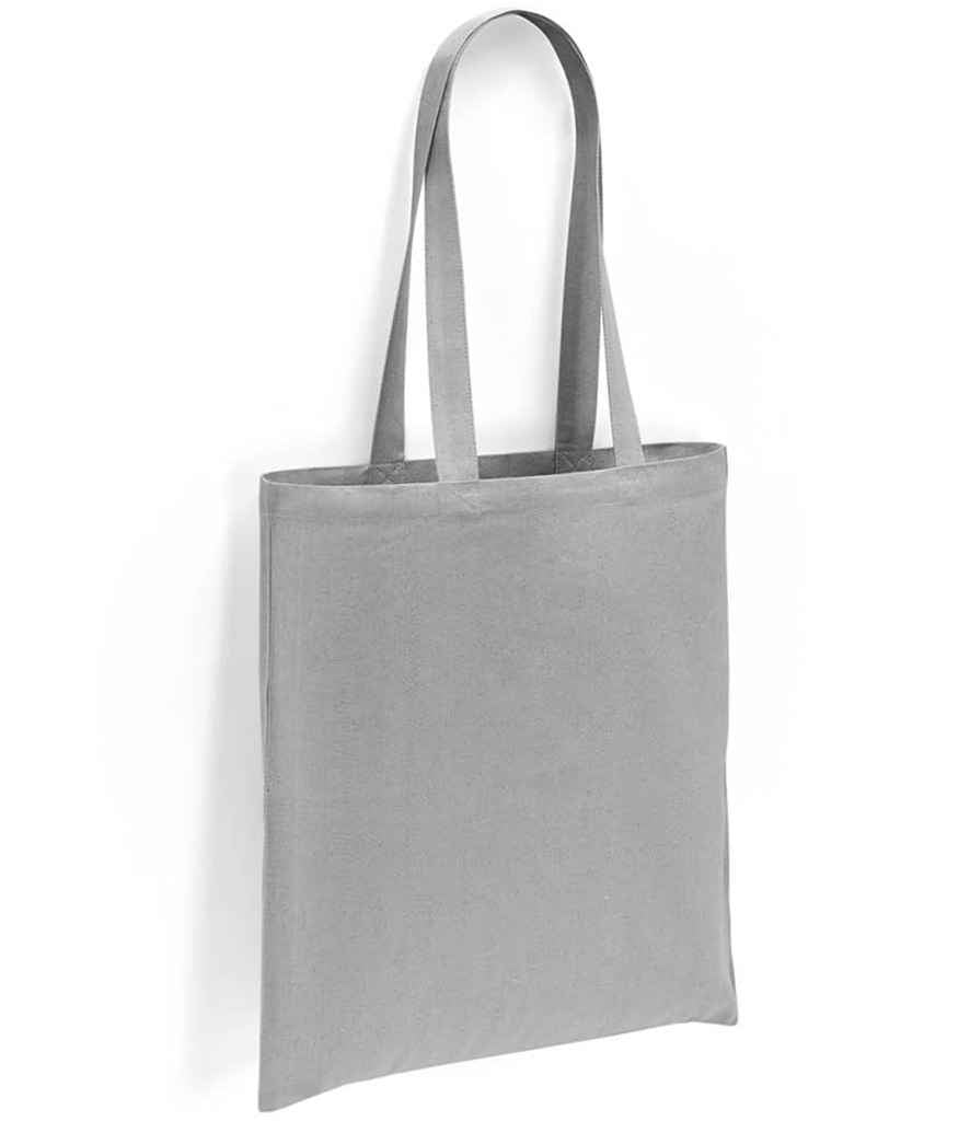 Brand Lab Cotton Long Handle Shopper Tote Bag with Durable Handles and Spacious Design