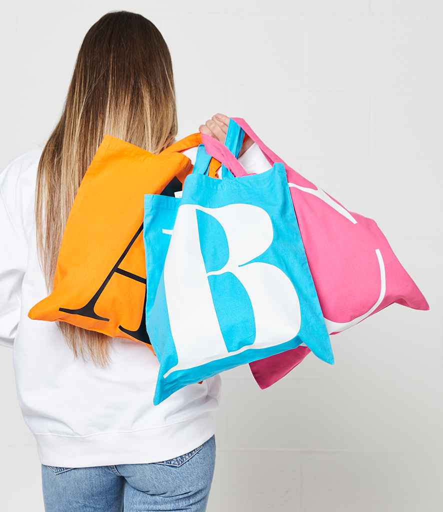 Brand Lab Cotton Short Handle Shopper Tote Bag Eco-Friendly Reusable Market Bag