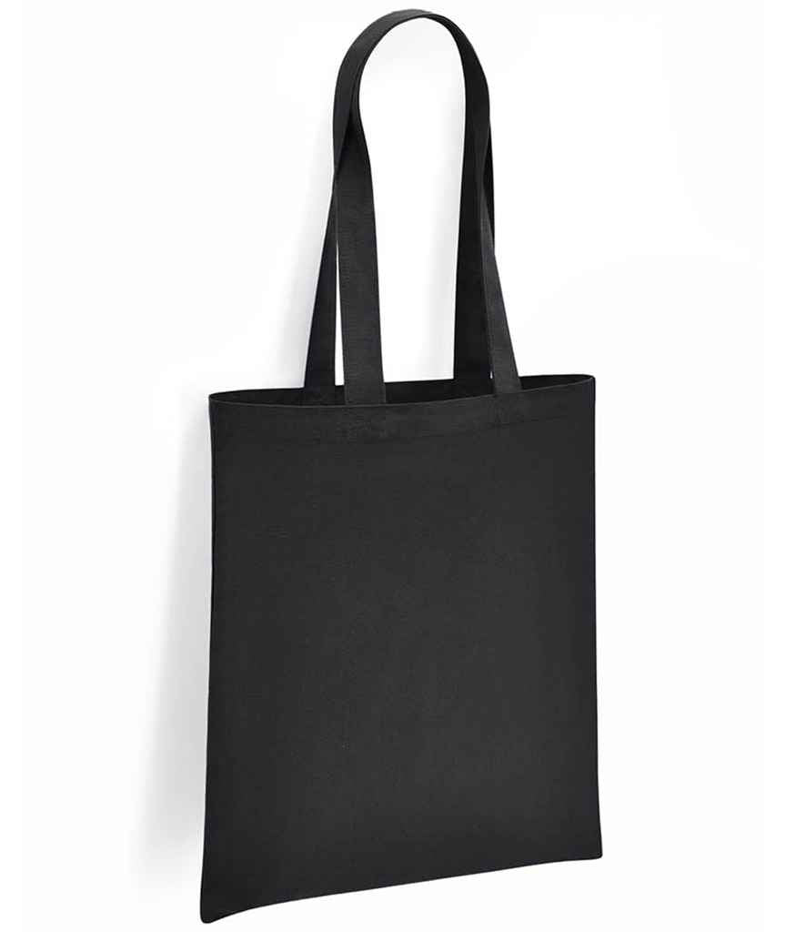 Brand Lab Organic Cotton Long Handle Shopper Bag with Durable Eco-Friendly Fabric