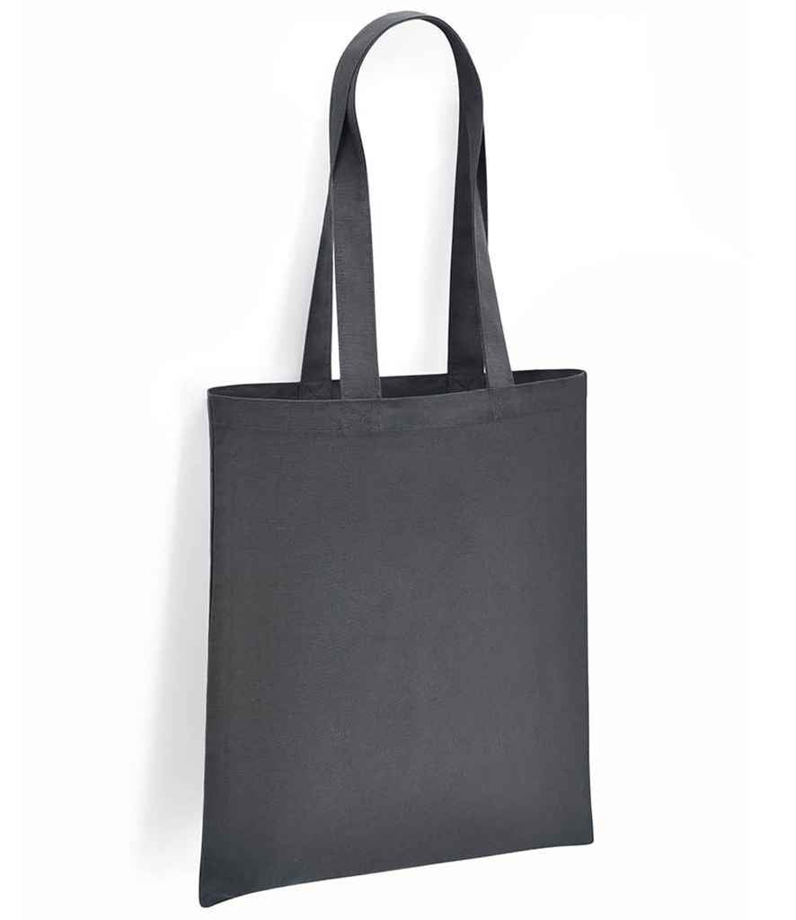 Brand Lab Organic Cotton Long Handle Shopper Bag with Durable Eco-Friendly Fabric