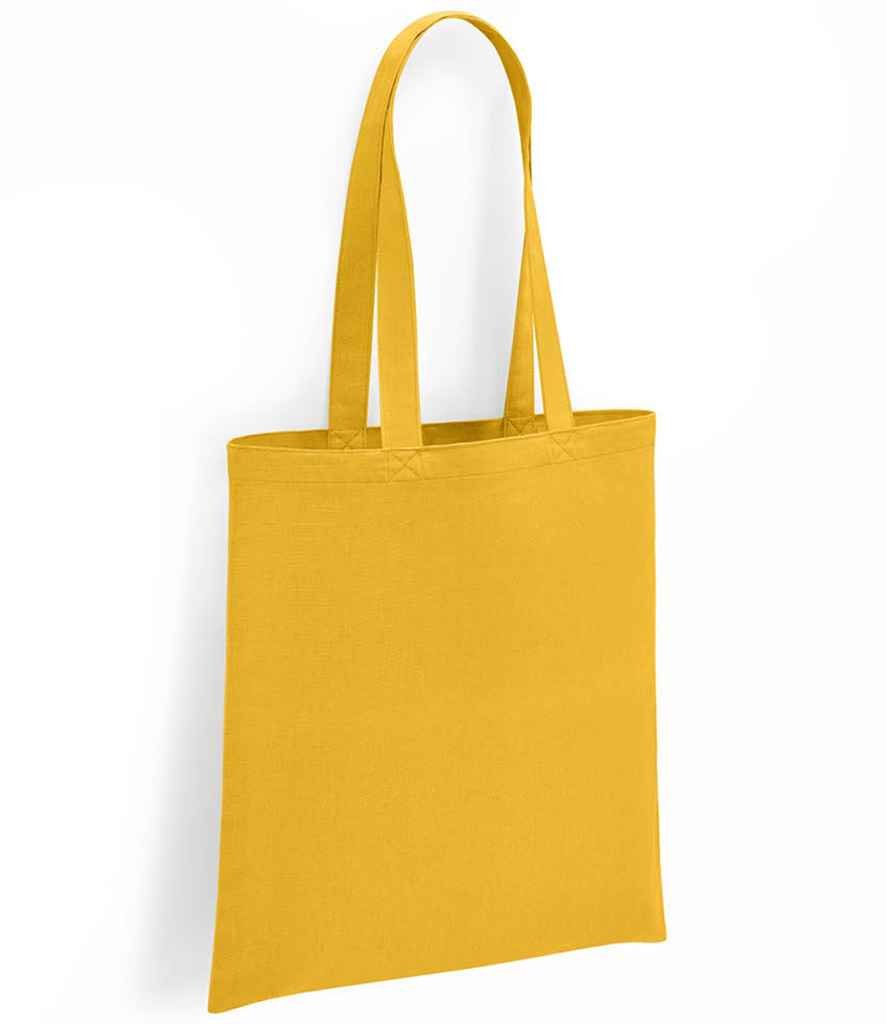 Brand Lab Organic Cotton Long Handle Shopper Bag with Durable Eco-Friendly Fabric