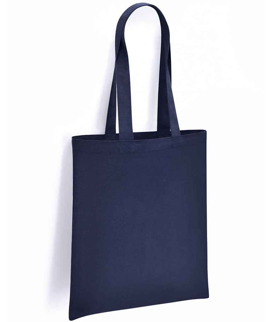 Brand Lab Organic Cotton Long Handle Shopper Bag with Durable Eco-Friendly Fabric