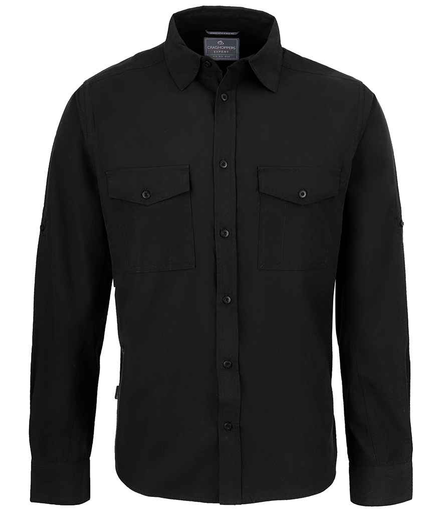 Craghoppers Expert Kiwi Long Sleeve Shirt for Outdoor Adventures and Travel Comfort