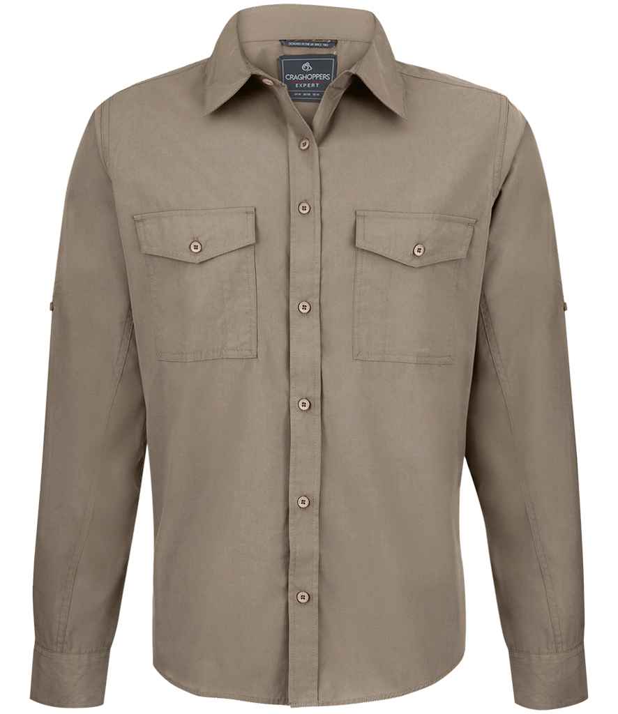 Craghoppers Expert Kiwi Long Sleeve Shirt for Outdoor and Travel Activities