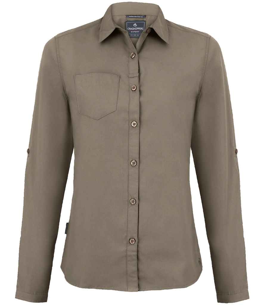 Craghoppers Expert Ladies Kiwi Long Sleeve Shirt for Outdoor and Everyday Wear