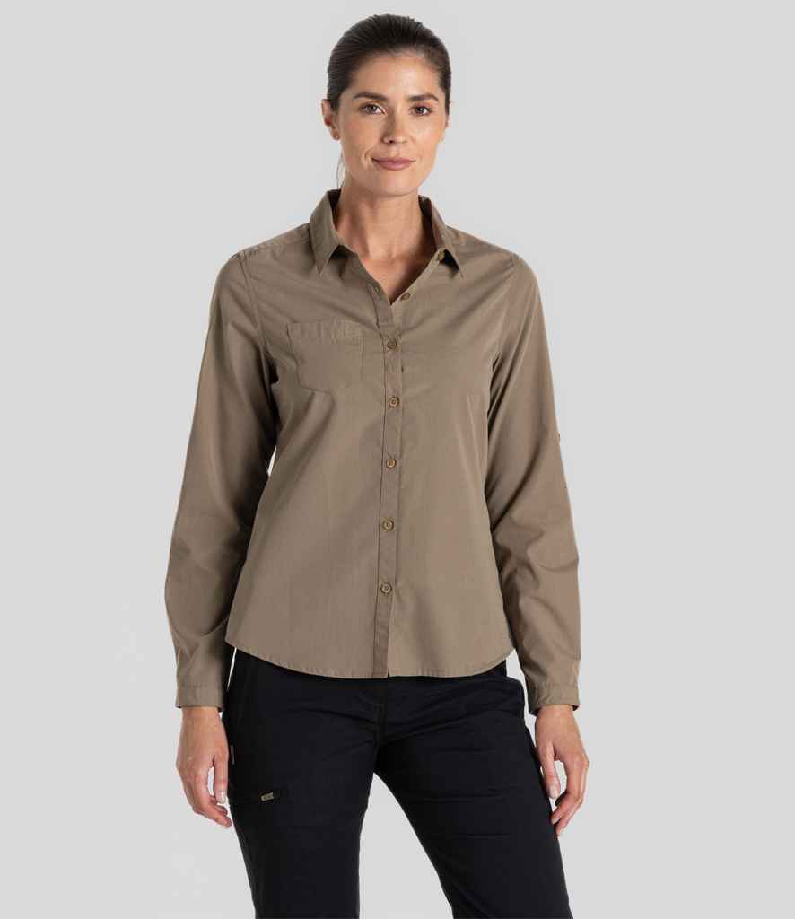 Craghoppers Expert Ladies Kiwi Long Sleeve Shirt for Outdoor and Everyday Wear