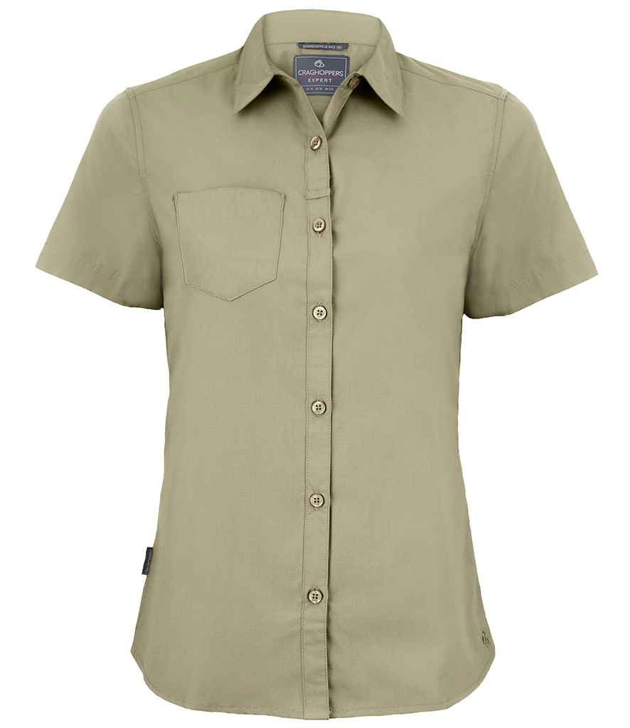 Craghoppers Expert Ladies Kiwi Short Sleeve Shirt – Lightweight Outdoor Performance Top