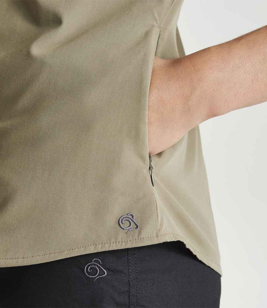 Craghoppers Expert Ladies Kiwi Short Sleeve Shirt – Lightweight Outdoor Performance Top