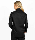 Dennys Long Sleeve Press Stud Chef's Jacket | Black